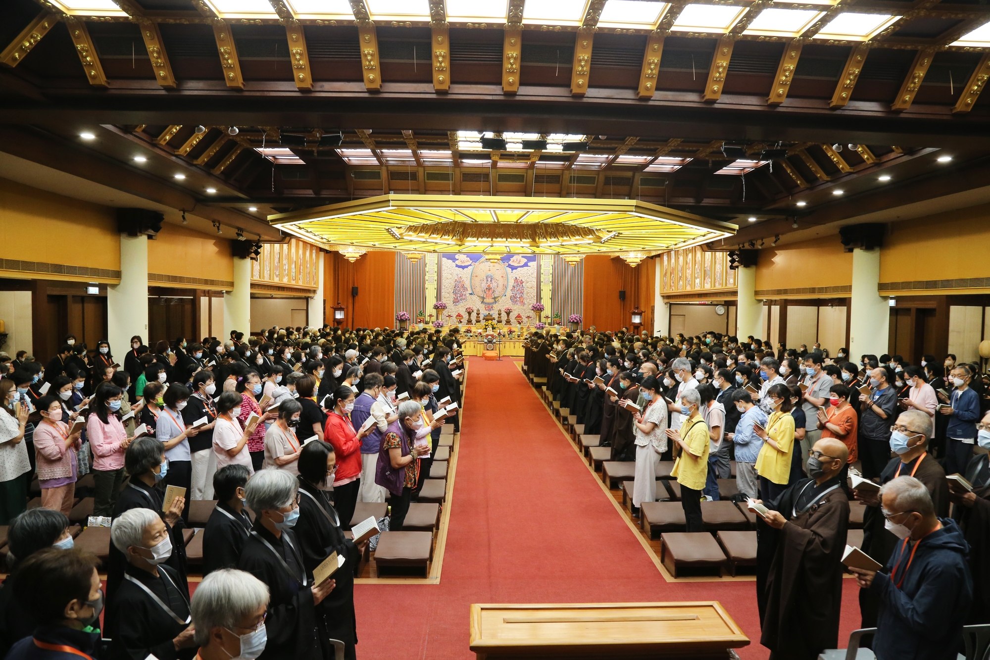 觀音誕法會儀式中
