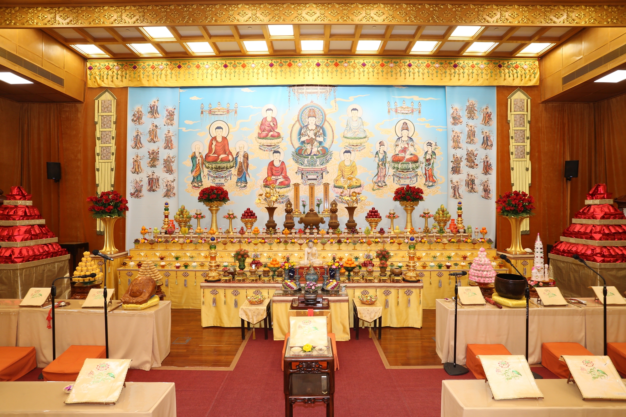 祈福供天法會莊嚴壇場
